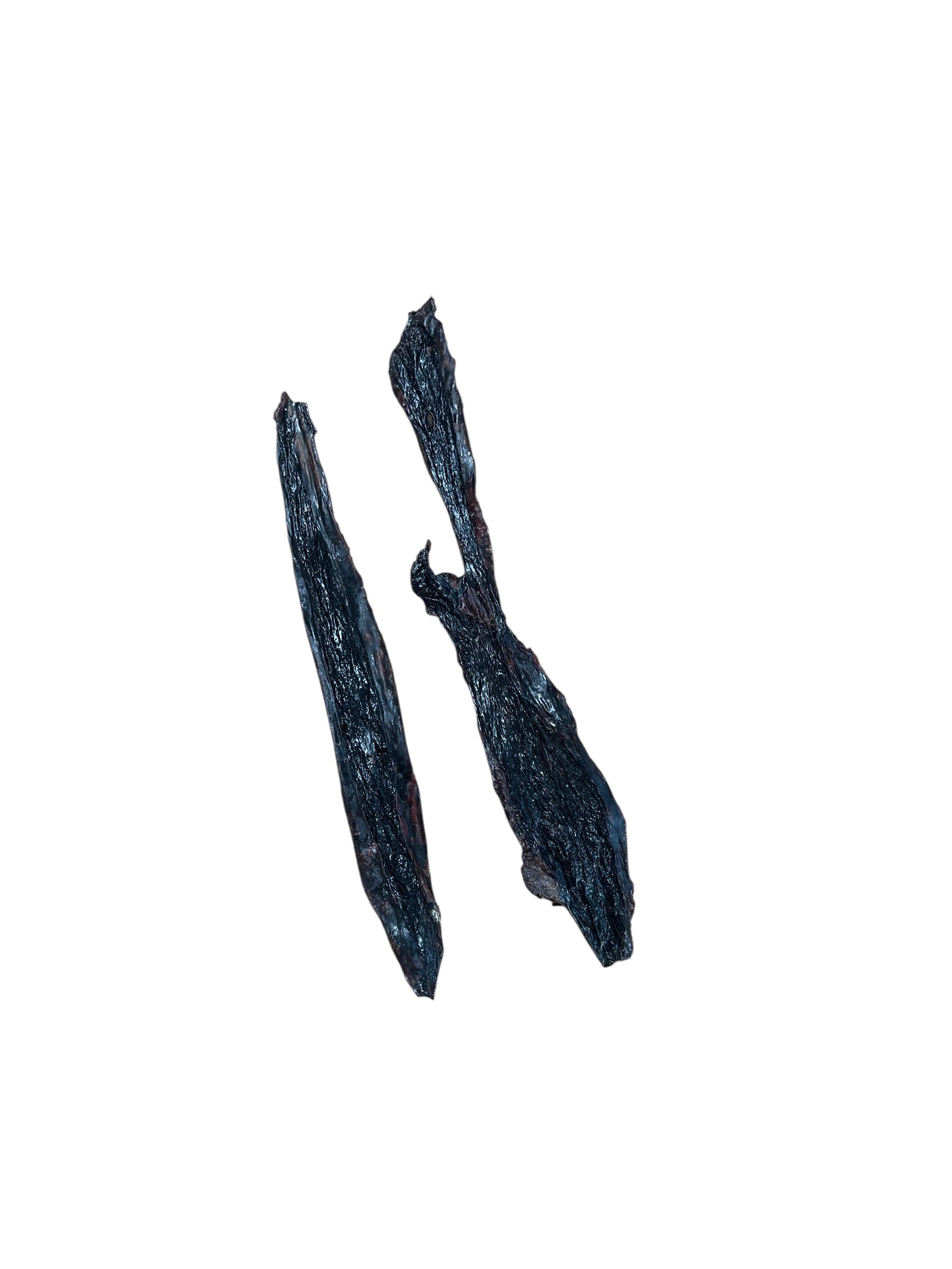 Top-down view of beef spleen chunks