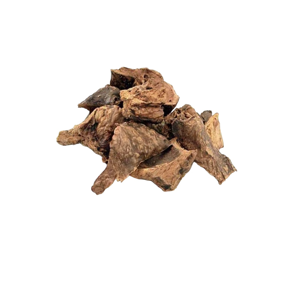 Dehydrated beef lung dog treats
