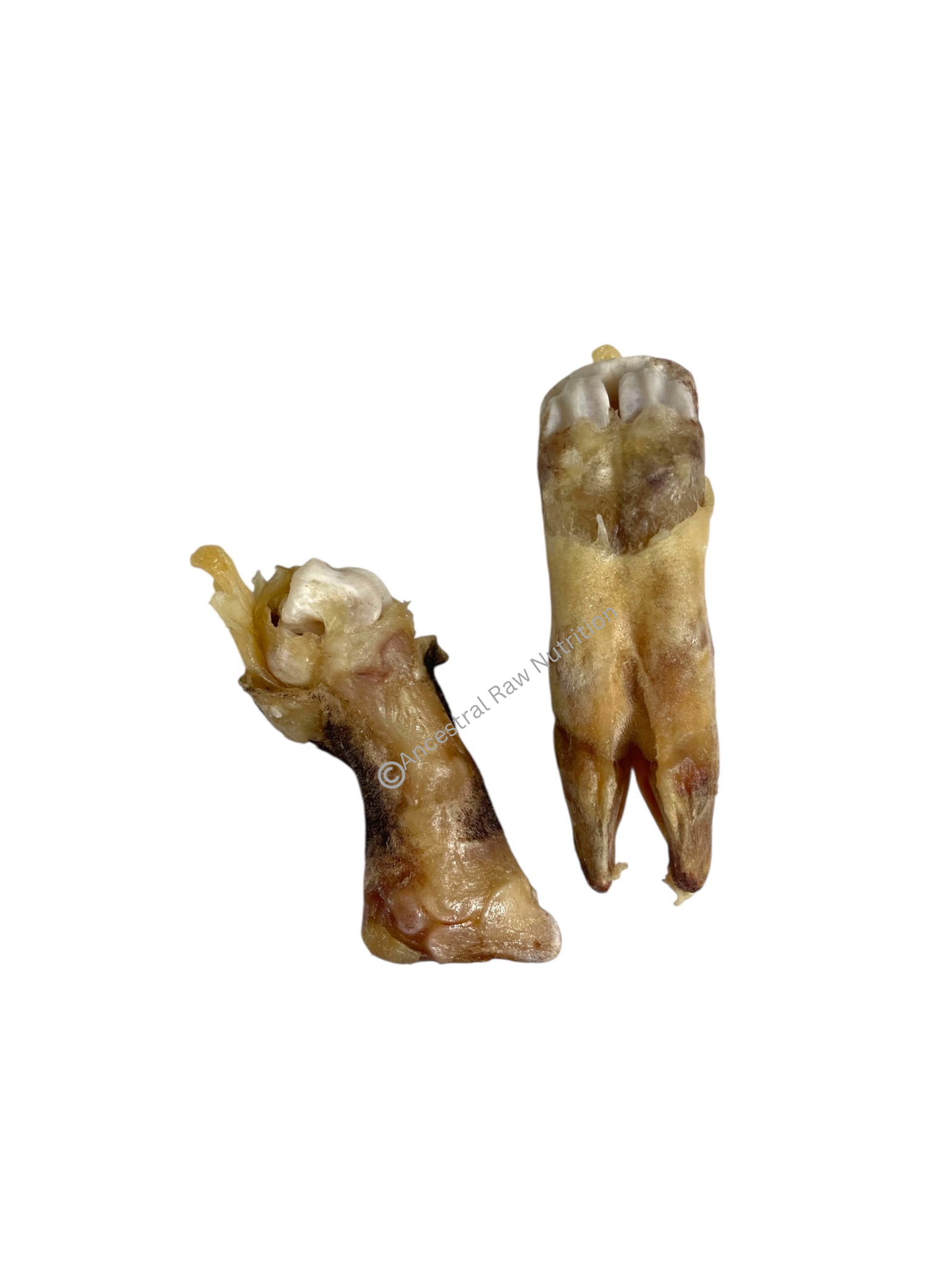 Natural single-ingredient dehydrated lamb foot for pets