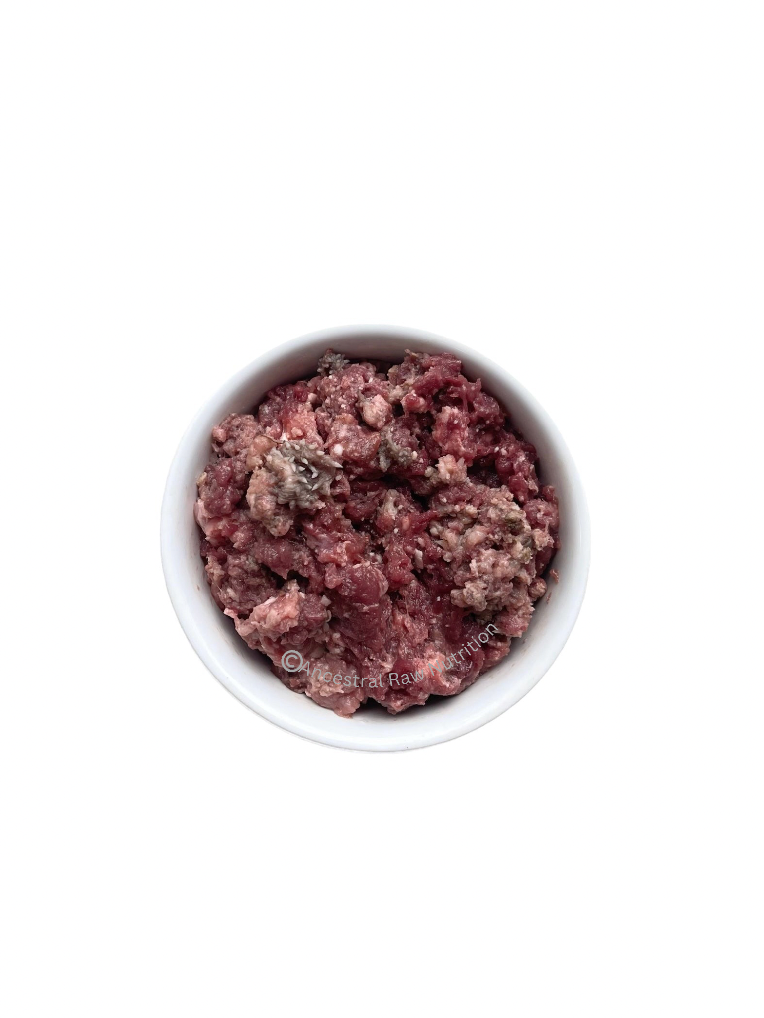 Pre-portioned raw green tripe & beef blend