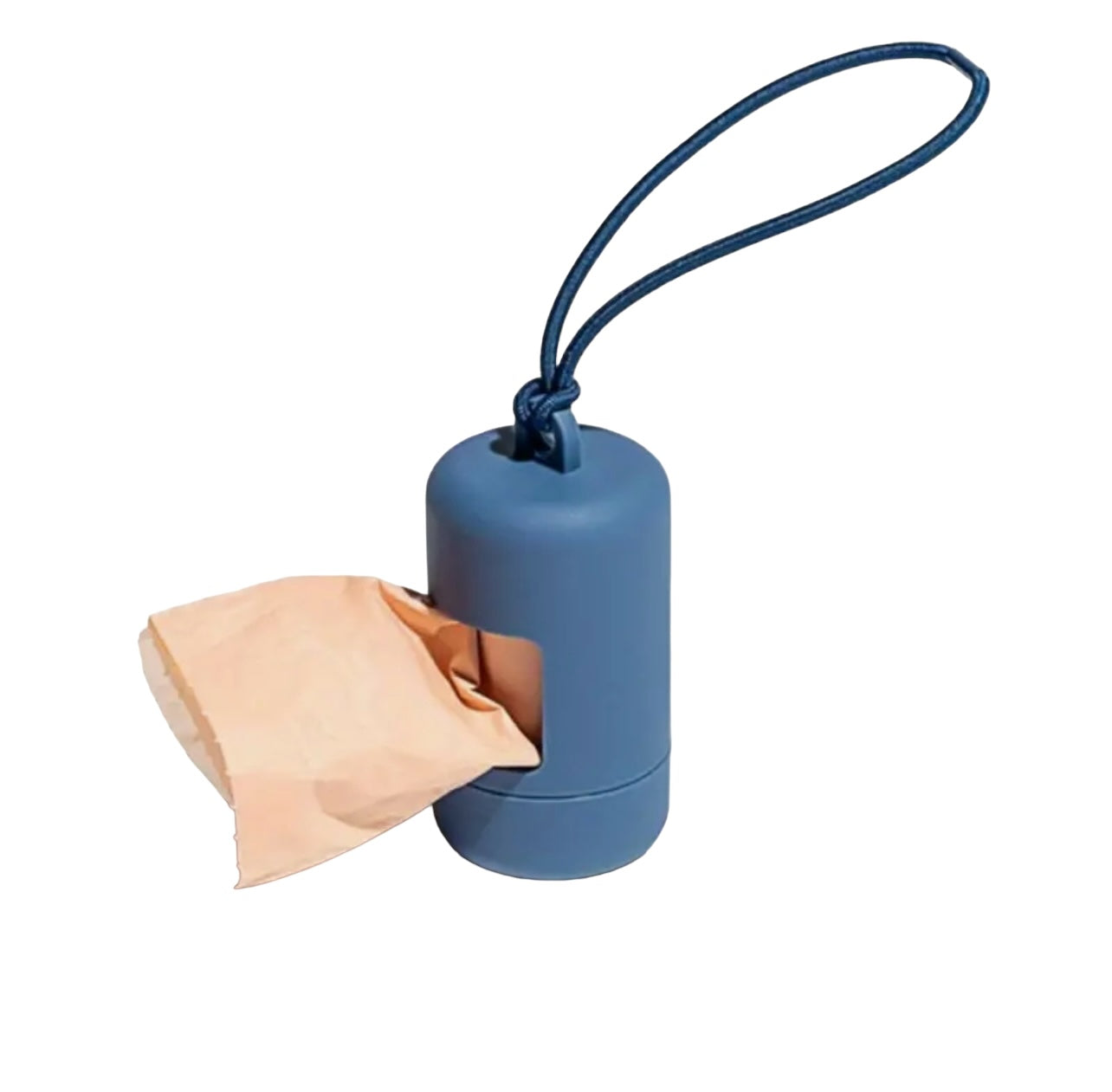 Dog Poop Bag Holder and Dispenser with Leash Attachment