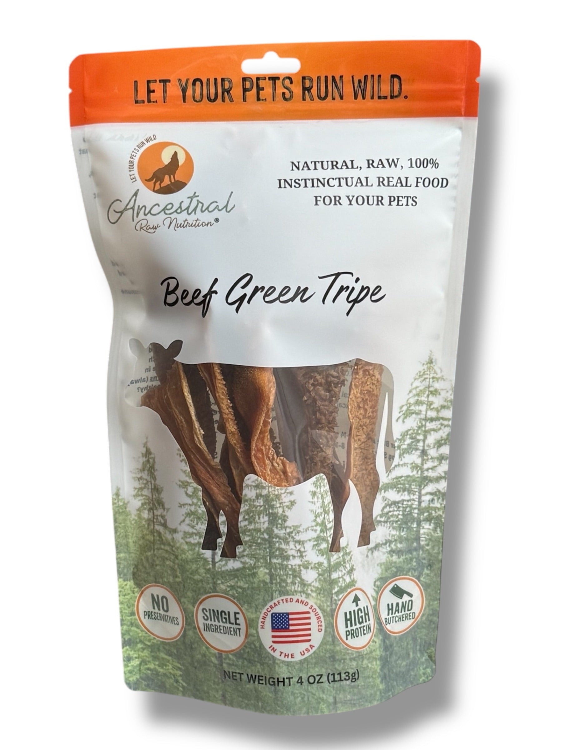 Dehydrated Green Tripe from Ancestral Raw Nutrition