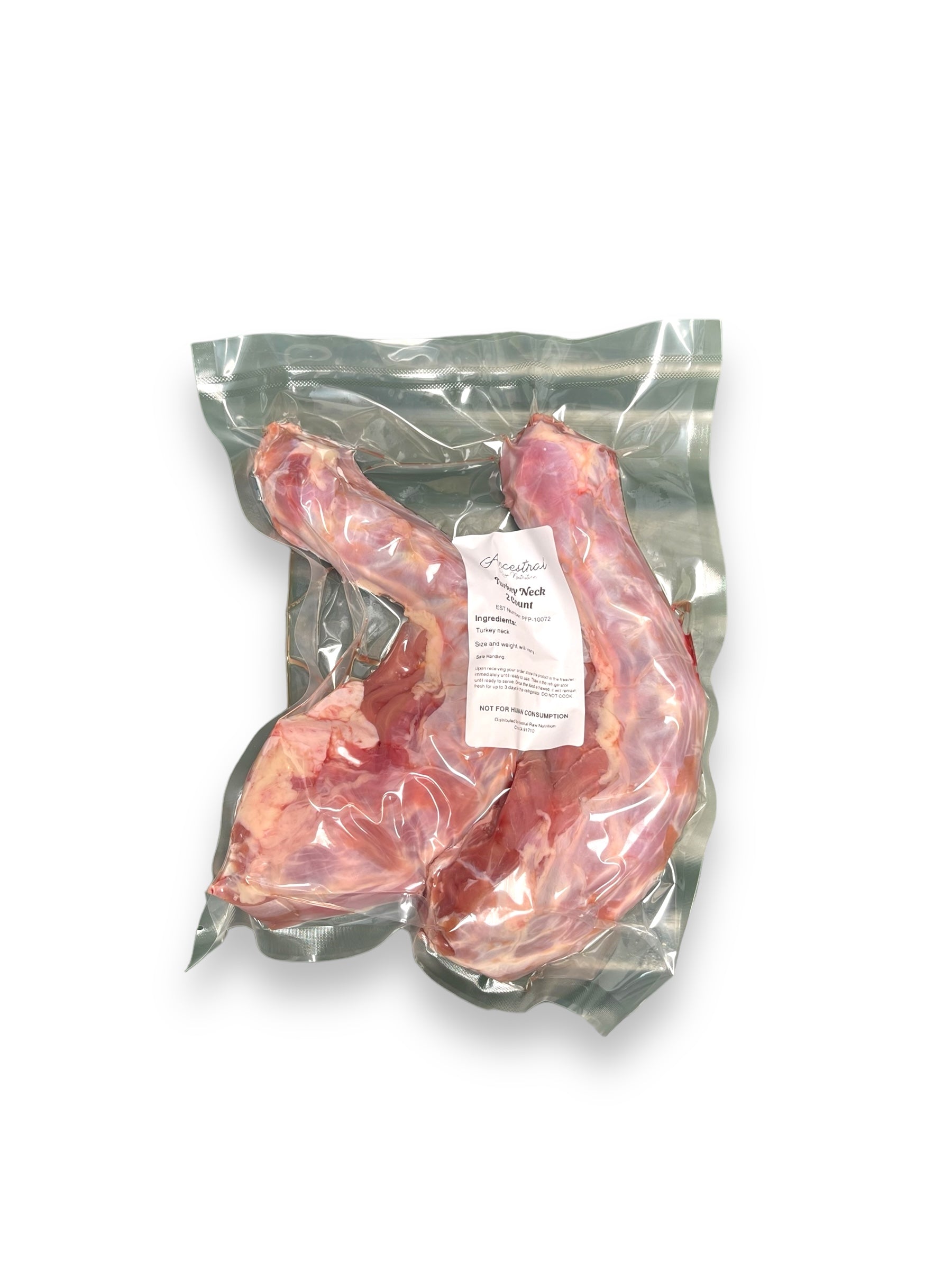 Raw Turkey Necks