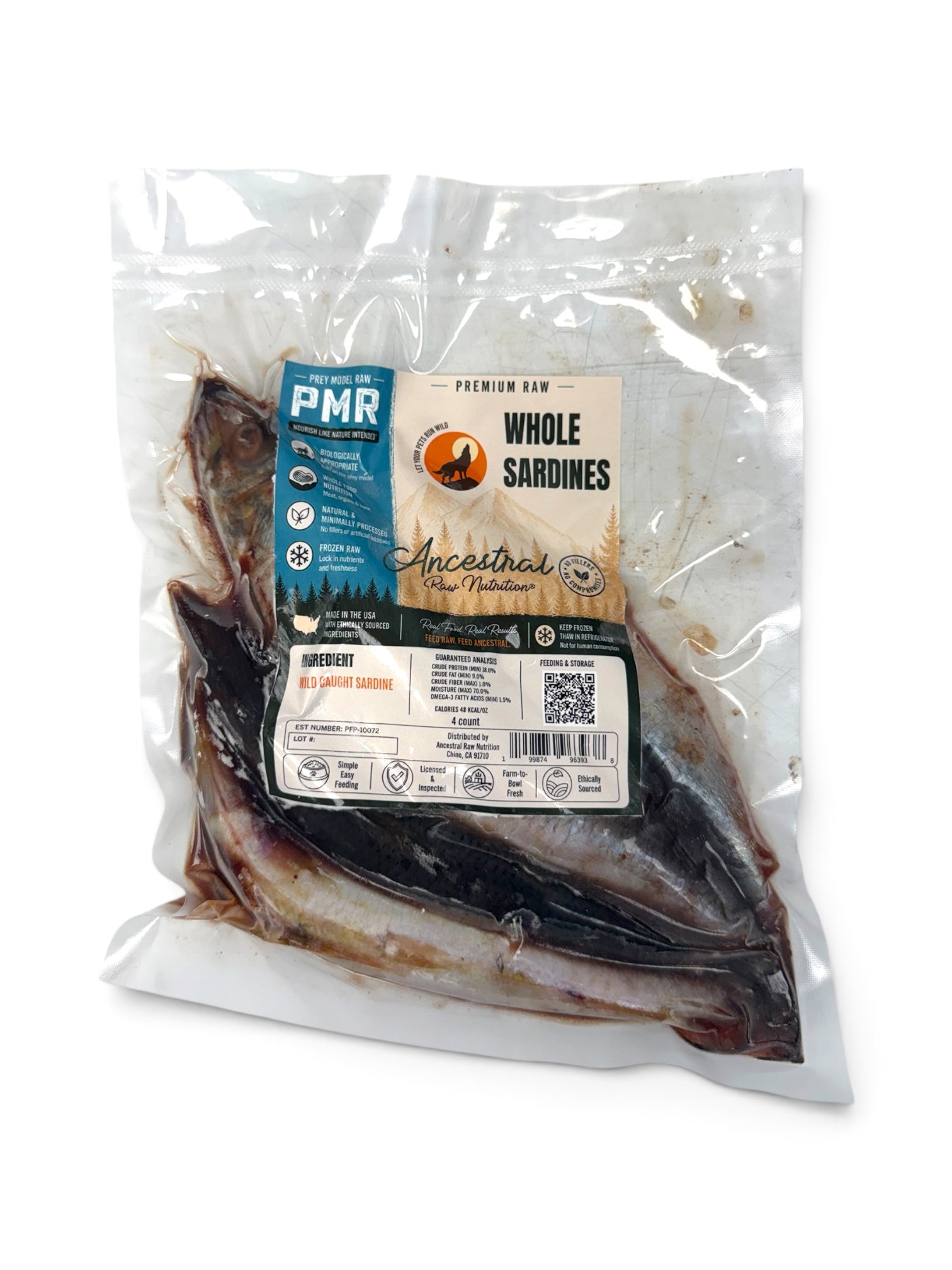 Raw Wild Caught Sardines