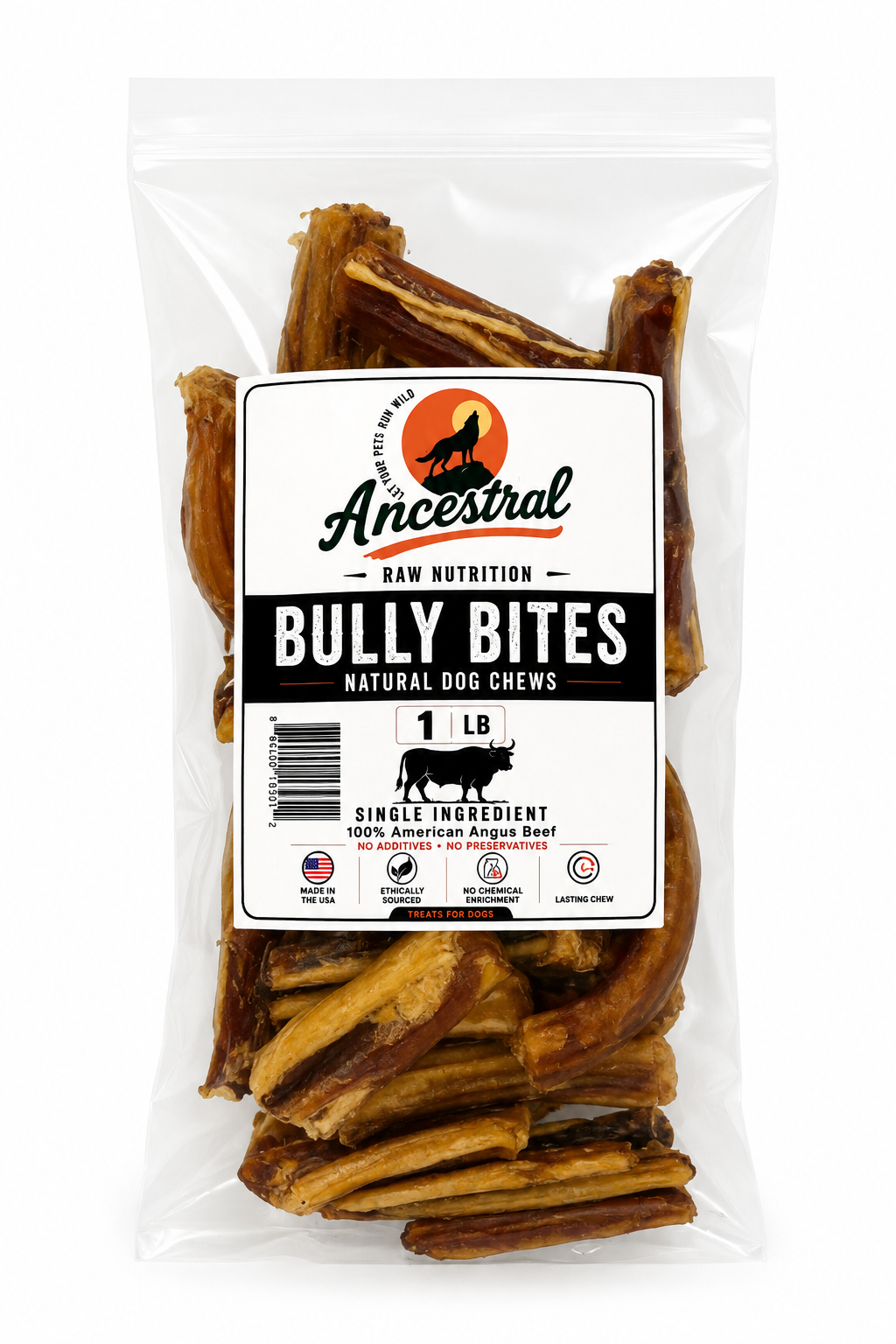 100% Premium Angus Bull Pizzle - Grass Fed