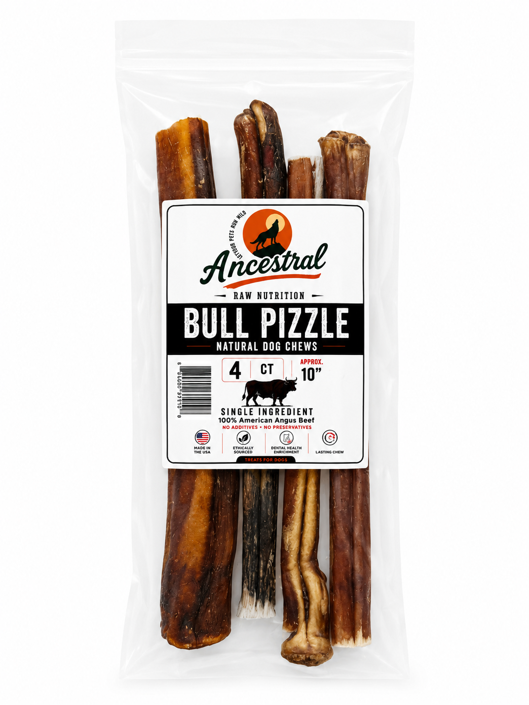100% Premium Angus Bull Pizzle - Grass Fed