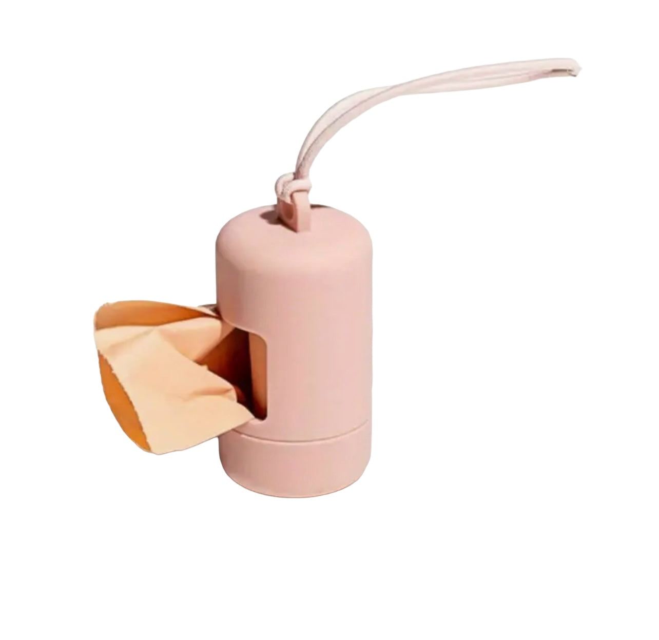 Dog Poop Bag Holder and Dispenser with Leash Attachment
