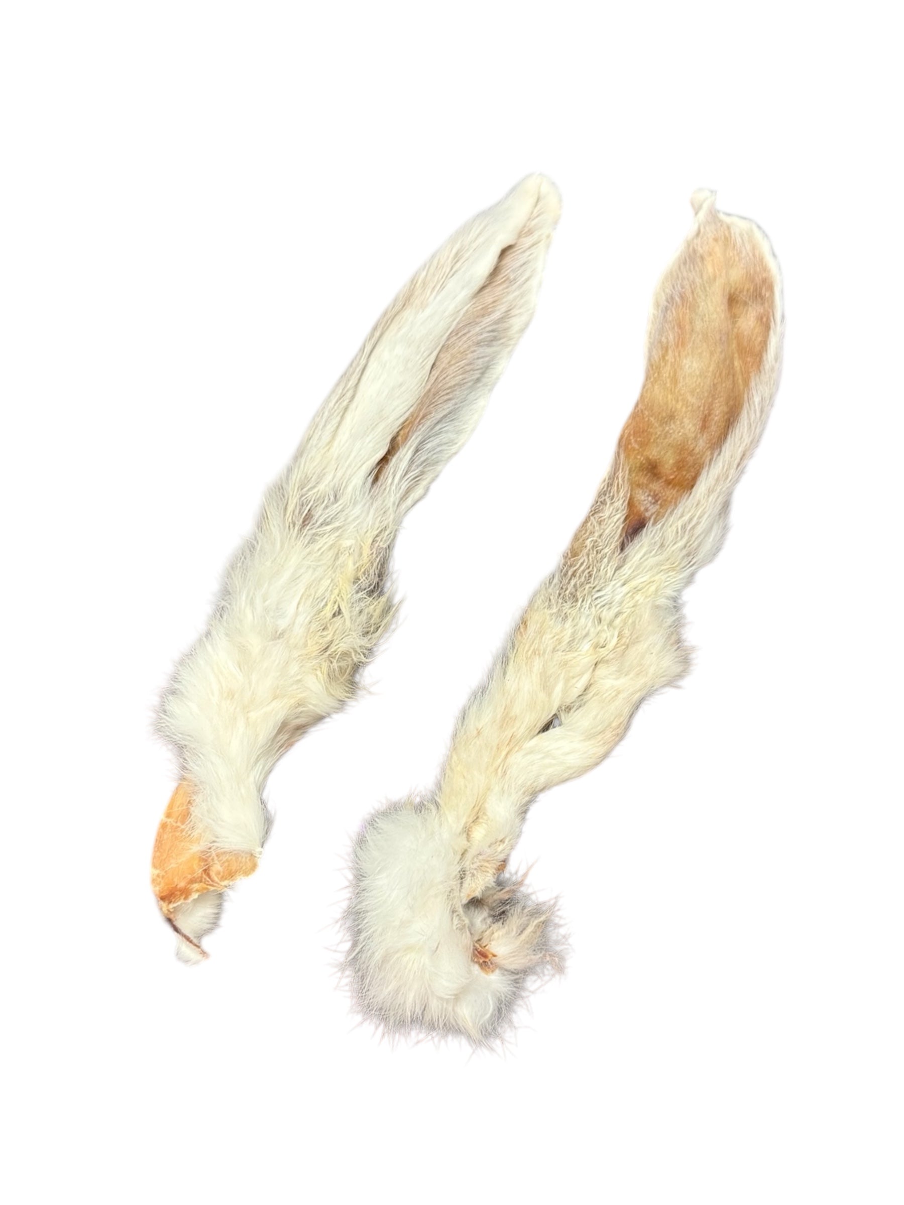 Dehydrated Rabbit Ears with Hair for Dogs & Cats | Ancestral Raw Nutrition