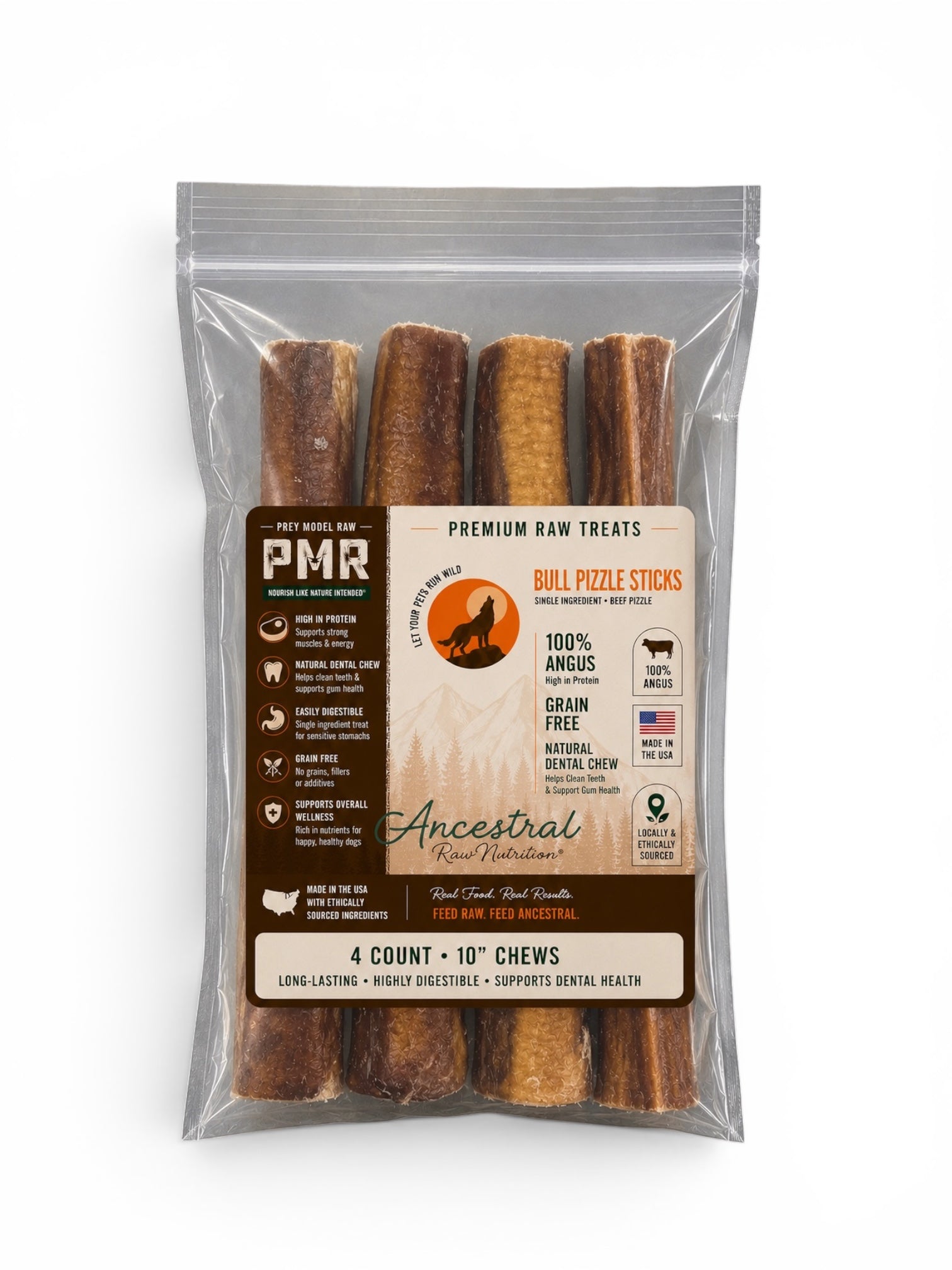 100% Premium Angus Bull Pizzle - Grass Fed